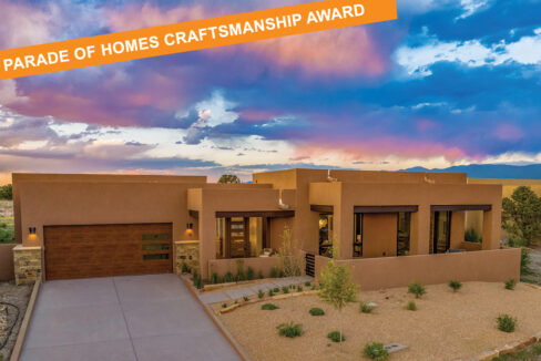 2023 Parade of Homes Craftsmanship Award Pinon group goes to Arete Homes of Santa Fe