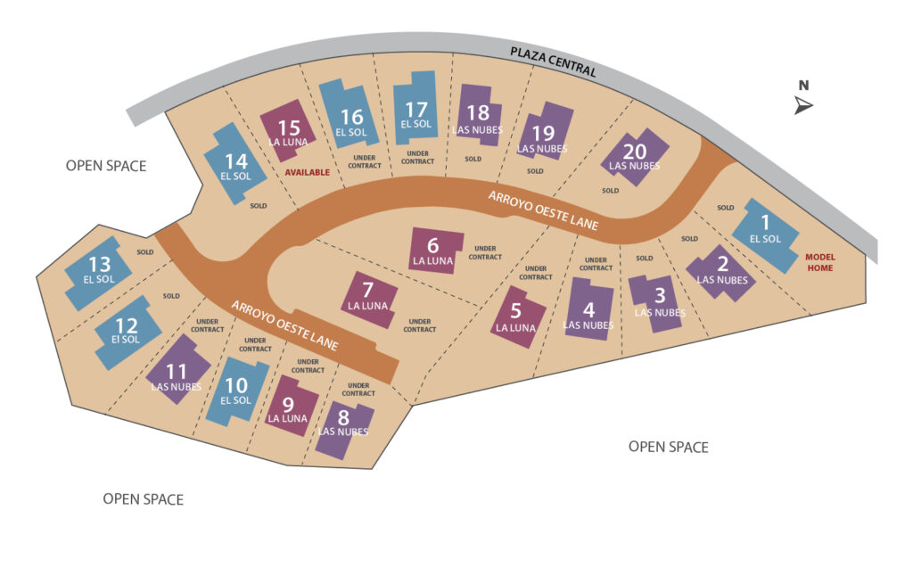 Arroyo Oeste Site Map Phase I
